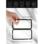 Wholesale iPhone X (Ten) Fully Protective Magnetic Absorption Technology Case With Free Tempered Glass (Black)